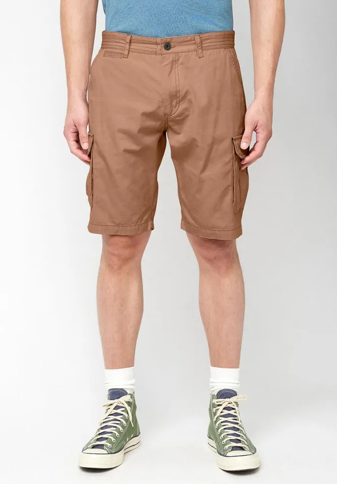 Men Hormoz Cotton Cargo Shorts Charcoal Buffalo David Bitton Shorts