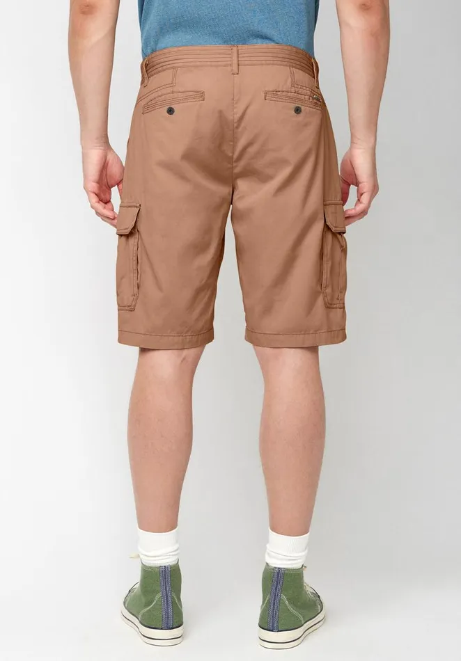 Men Hormoz Cotton Cargo Shorts Charcoal Buffalo David Bitton Shorts