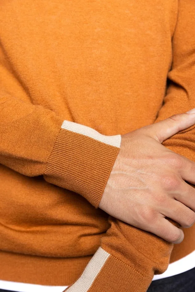 Men Knits MOS MOSH MMGAdam Soft Knit Sun Down