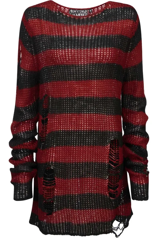 Men Knitwear Killstar Total Horror Knit Sweater