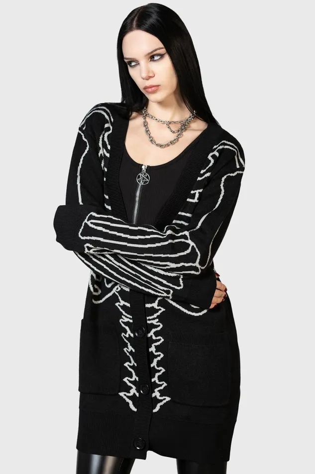 Men Knitwear Killstar Your Remains Cardigan