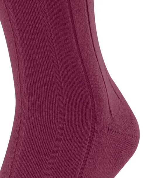 Men Lhasa Rib Men Socks Red Plum FALKE Socks