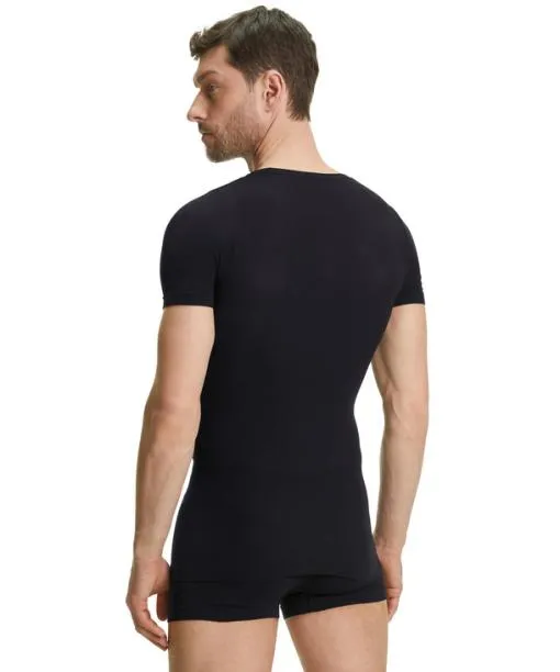 Men Men TShirt Ultralight Cool Black FALKE Short Sleeve Shirts