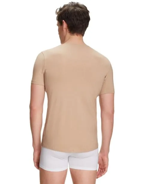 Men Men TShirt Vneck Climate Control Camel FALKE Shirts