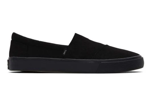 Men MenFenix Blackblack TOMS Slip Ons