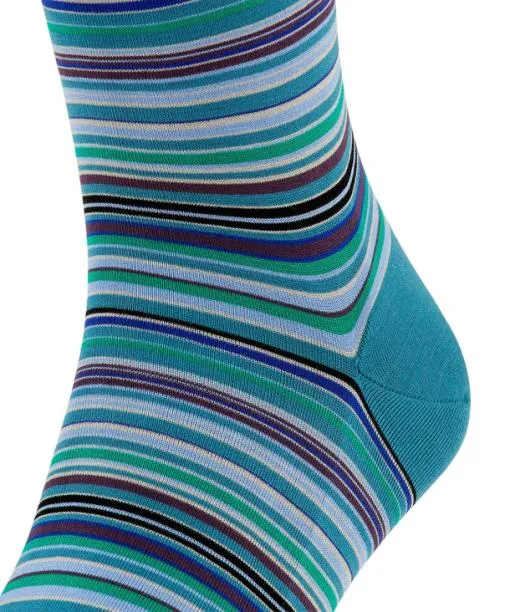 Men Microblock Men Kneehigh Socks Peacock FALKE Knee High Socks