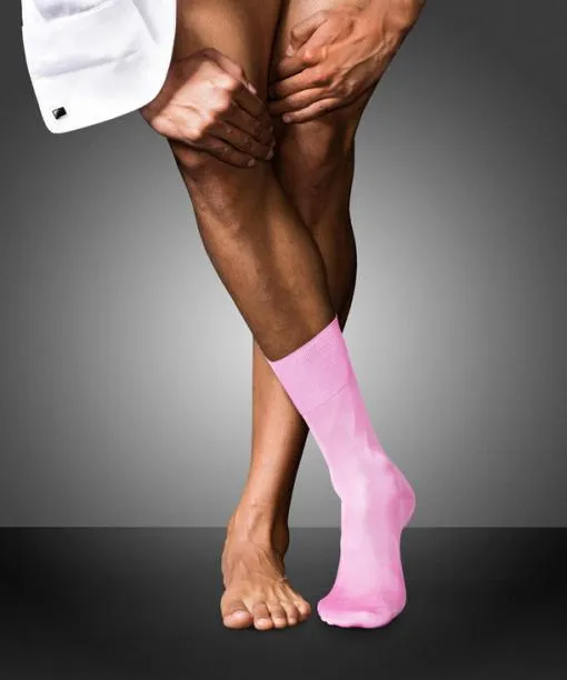 Men No 9 Pure Fil Dcosse Men Socks Peony FALKE Socks