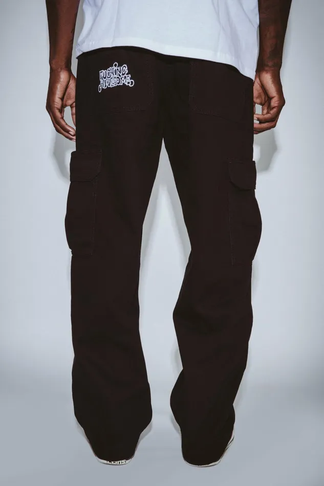 Men PBS Cargo Pants Fucking Awesome Pants Men PBS Cargo Pants Fucking Awesome Pants