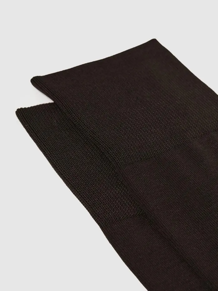 Men Reiss Brands Crew Socks Brown