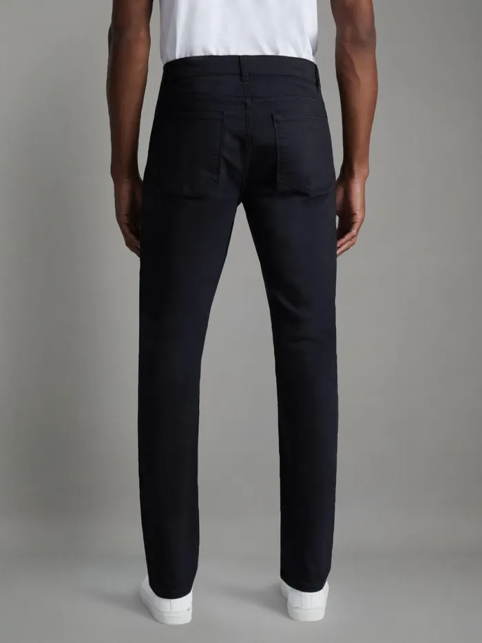 Men Reiss Jeans Deep Slim Fit Jeans Indigo