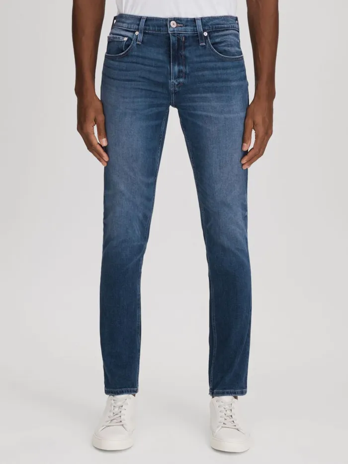 Men Reiss Jeans High Stretch Super Skinny Jeans Schneider Blue