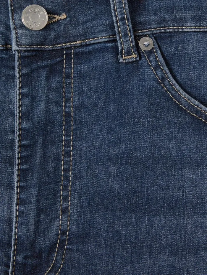 Men Reiss Jeans James Slim Fit Washed Jersey Jeans Indigo