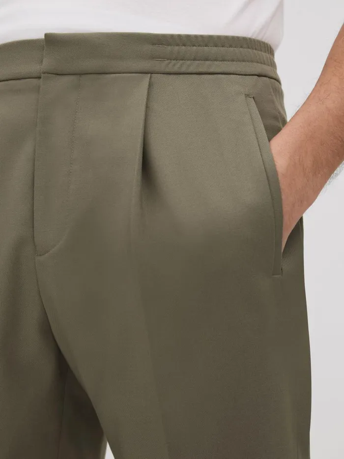 Men Reiss Shorts Sussex Relaxed Drawstring Shorts Sage