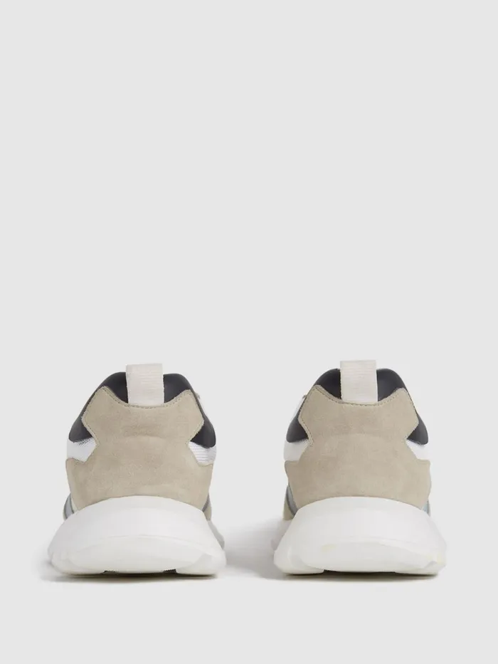 Men Reiss Sneakers Evo Lite Running Trainers White