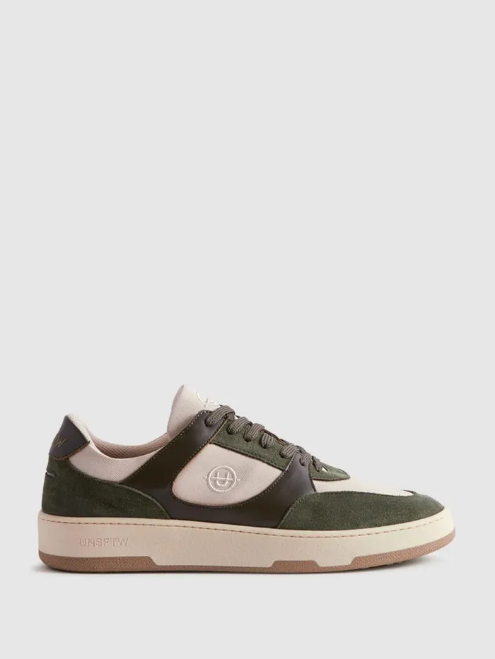 Men Reiss Sneakers Footwear Noirmont Trainers Khakitaupe