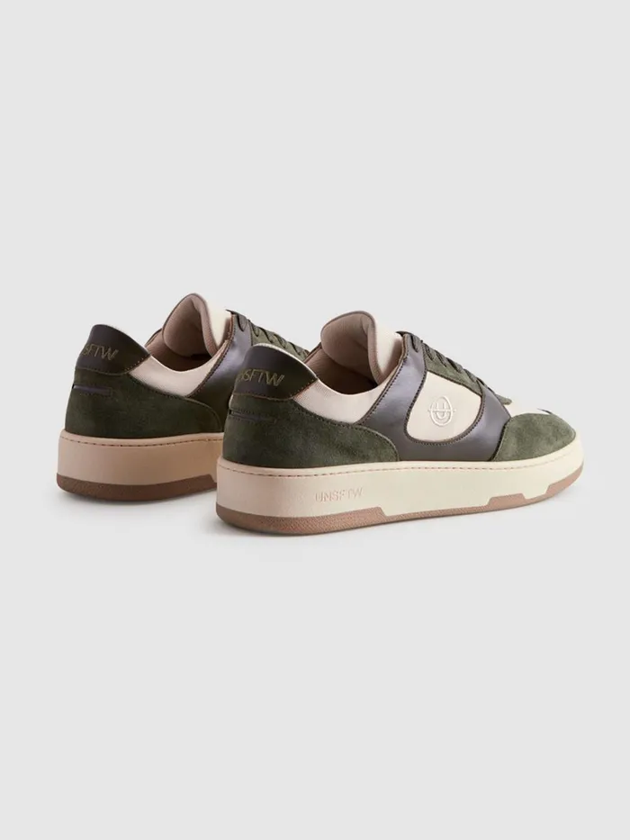 Men Reiss Sneakers Footwear Noirmont Trainers Khakitaupe