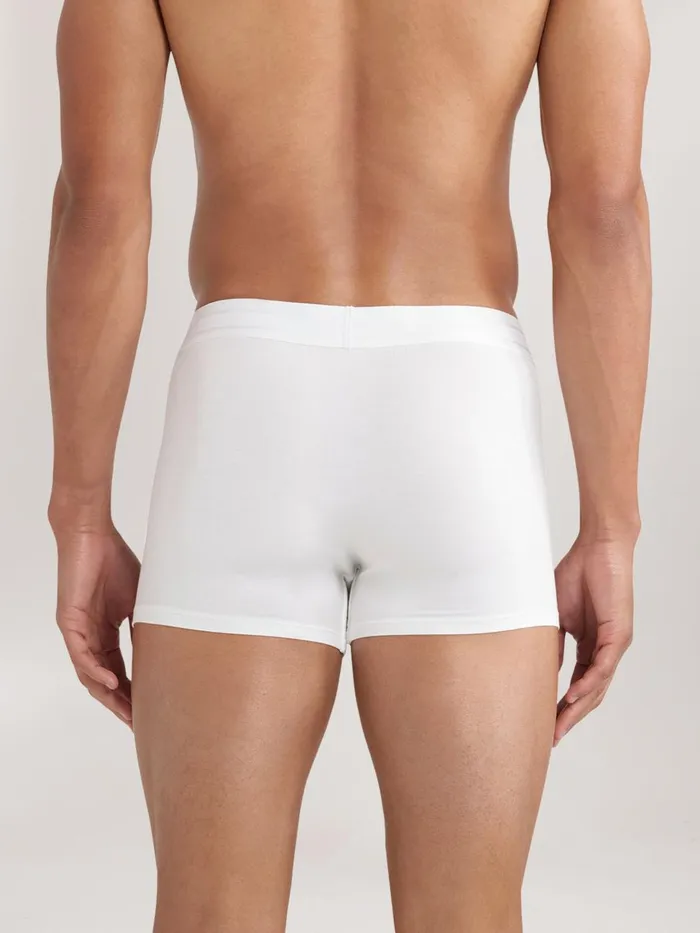 Men Reiss Socks and Underwear Che CH Studios Boxer Trunks With TENCEL Fibers White