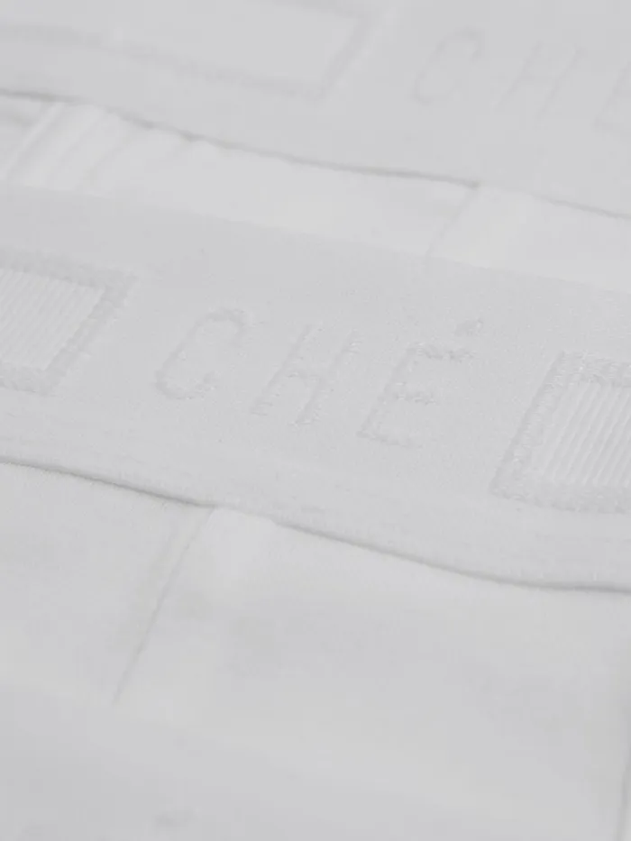 Men Reiss Socks and Underwear Che CH Studios Boxer Trunks With TENCEL Fibers White