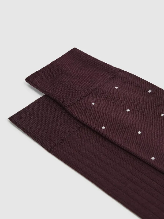 Men Reiss Socks and Underwear Graham 2 Pack Of Socks Bordeaux
