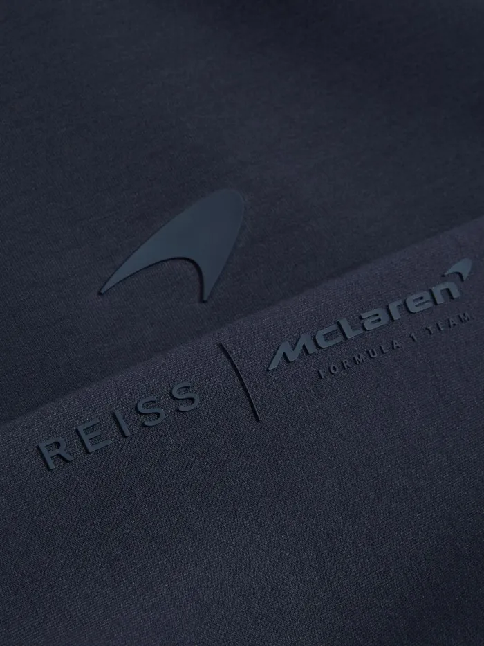 Men Reiss Sweats Hoodies and Joggers F1 Interlock Jersey Hoodie Airforce Blue