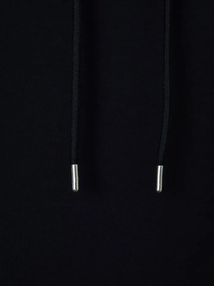 Men Reiss Sweats Hoodies and Joggers Fabien Interlock Jersey Drawstring Hoodie Navy
