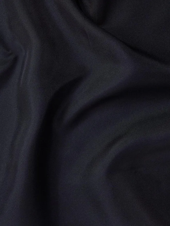 Men Reiss Ties and Pocket Squares Ceremony Plain Silk Pocket Square Navy