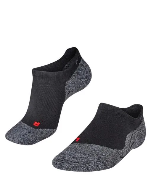 Men RU3 Comfort Invisible Men Running No Show Socks Black FALKE Running Socks