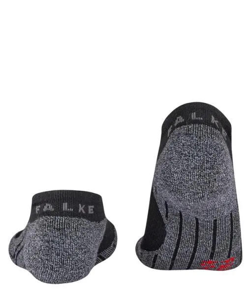 Men RU3 Comfort Invisible Men Running No Show Socks Black FALKE Running Socks