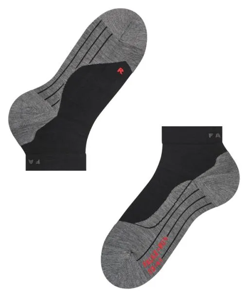 Men RU4 Endurance Short Men Running Short Sock Black FALKE Running Socks