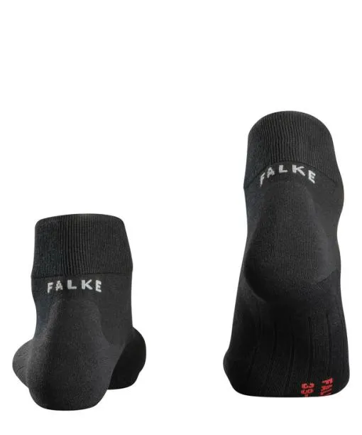 Men RU4 Light Performance Short Men Running Short Sock Black FALKE Running Socks