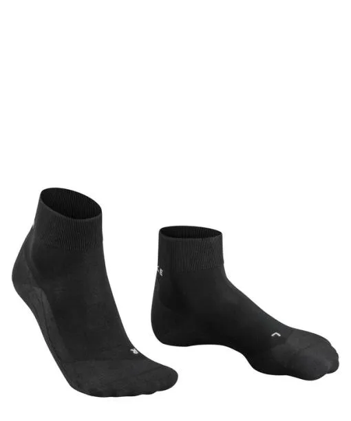 Men RU4 Light Performance Short Men Running Short Sock Black FALKE Running Socks