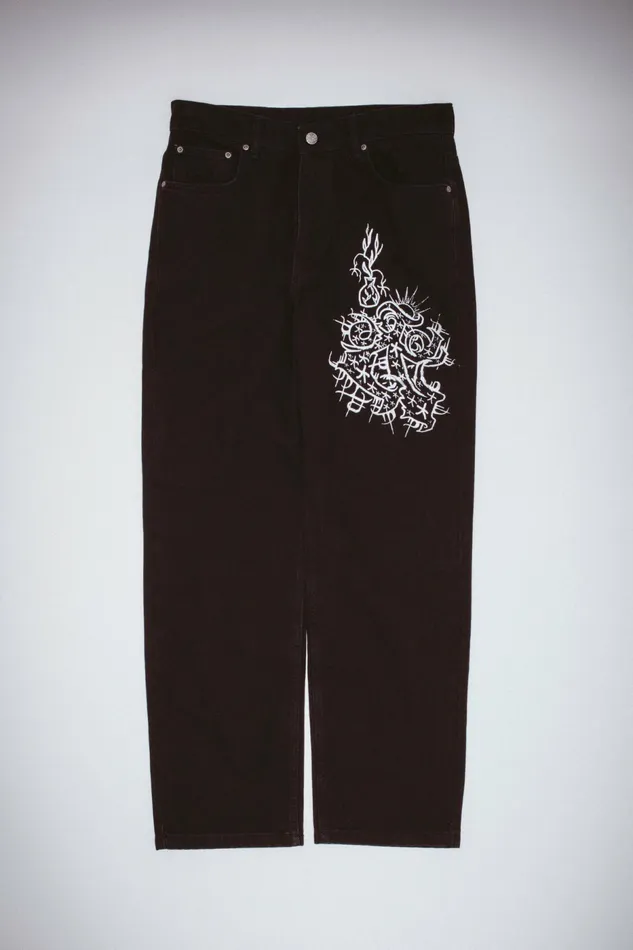 Men Savie Rework Hammerlee Jean Black Fucking Awesome Pants