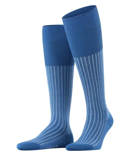 Men Shadow Men Kneehigh Socks Paris Blue FALKE Knee High Socks