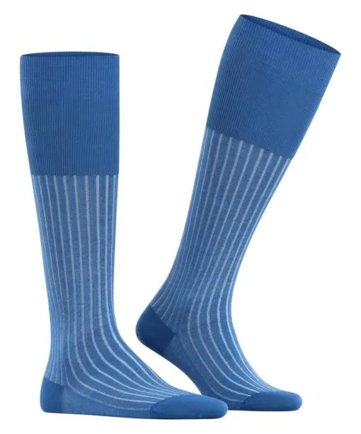 Men Shadow Men Kneehigh Socks Paris Blue FALKE Knee High Socks