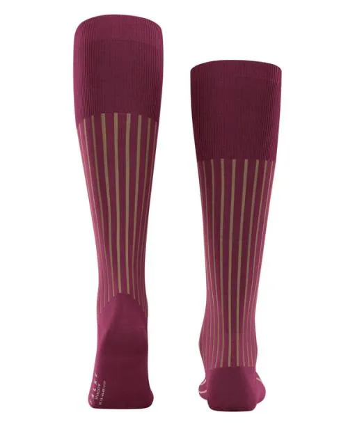 Men Shadow Men Kneehigh Socks Red Plum FALKE Knee High Socks