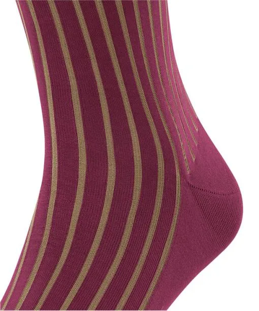 Men Shadow Men Kneehigh Socks Red Plum FALKE Knee High Socks