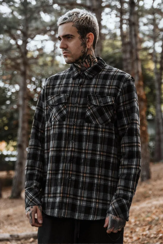 Men Shirts Killstar Burning Light Shirt