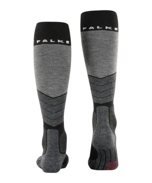 Men SK2 Intermediate Cashmere Men Skiing Kneehigh Socks Black FALKE Ski Socks
