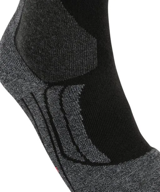 Men SK2 Intermediate Cashmere Men Skiing Kneehigh Socks Black FALKE Ski Socks