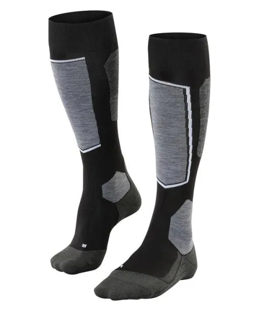 Men SK6 Pro Men Skiing Kneehigh Socks Black FALKE Ski Socks