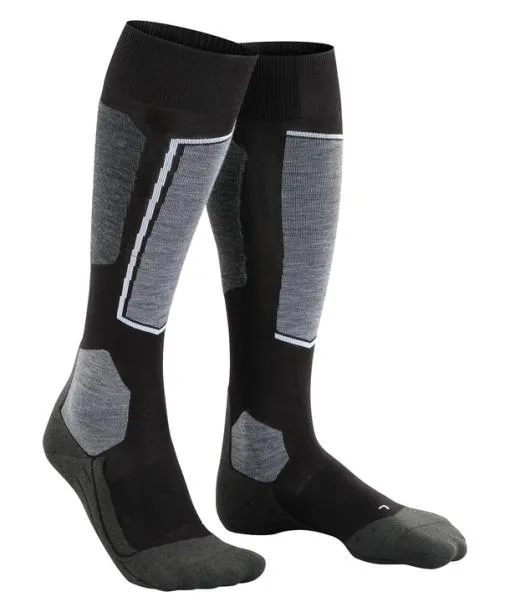 Men SK6 Pro Men Skiing Kneehigh Socks Black FALKE Ski Socks