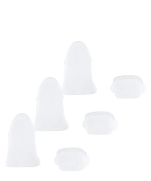 Men Step High Cut 3Pack Men No Show Socks White FALKE No Show Socks