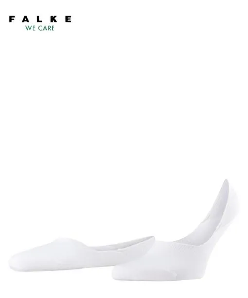 Men Step Medium Cut Men No Show Socks White FALKE No Show Socks