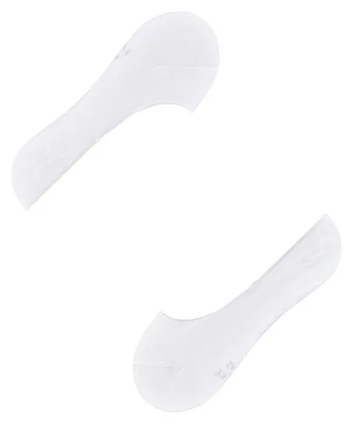 Men Step Medium Cut Men No Show Socks White FALKE No Show Socks