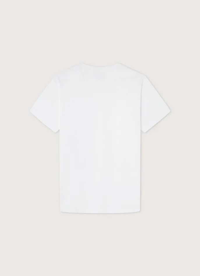 Men TShirts and Sweatshirts Faonnable Regular Fit Front Pocket TShirt White