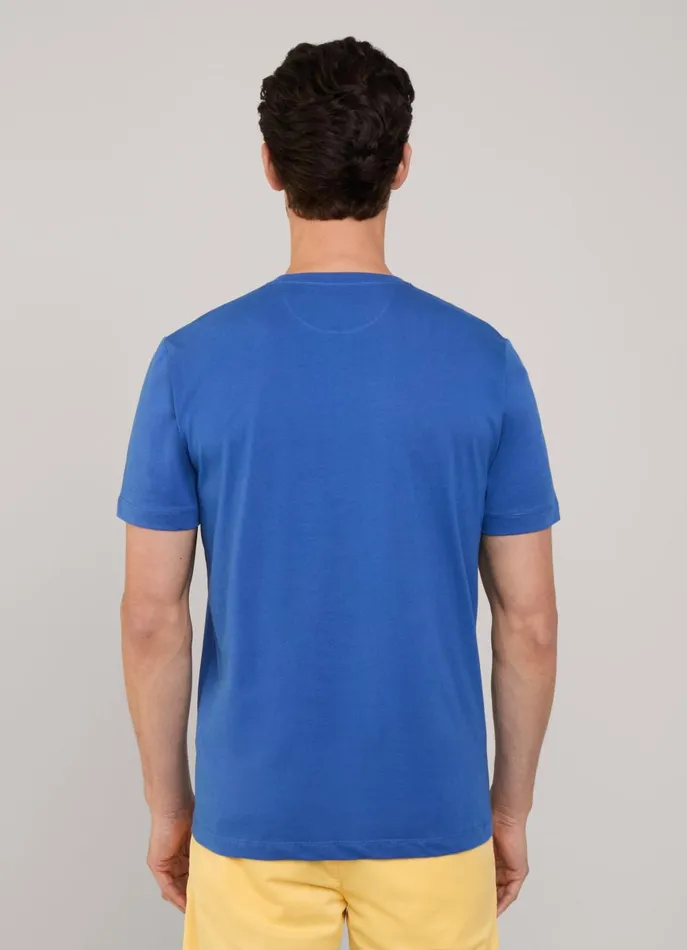 Men TShirts and Sweatshirts Faonnable Regular Fit TShirt Blue
