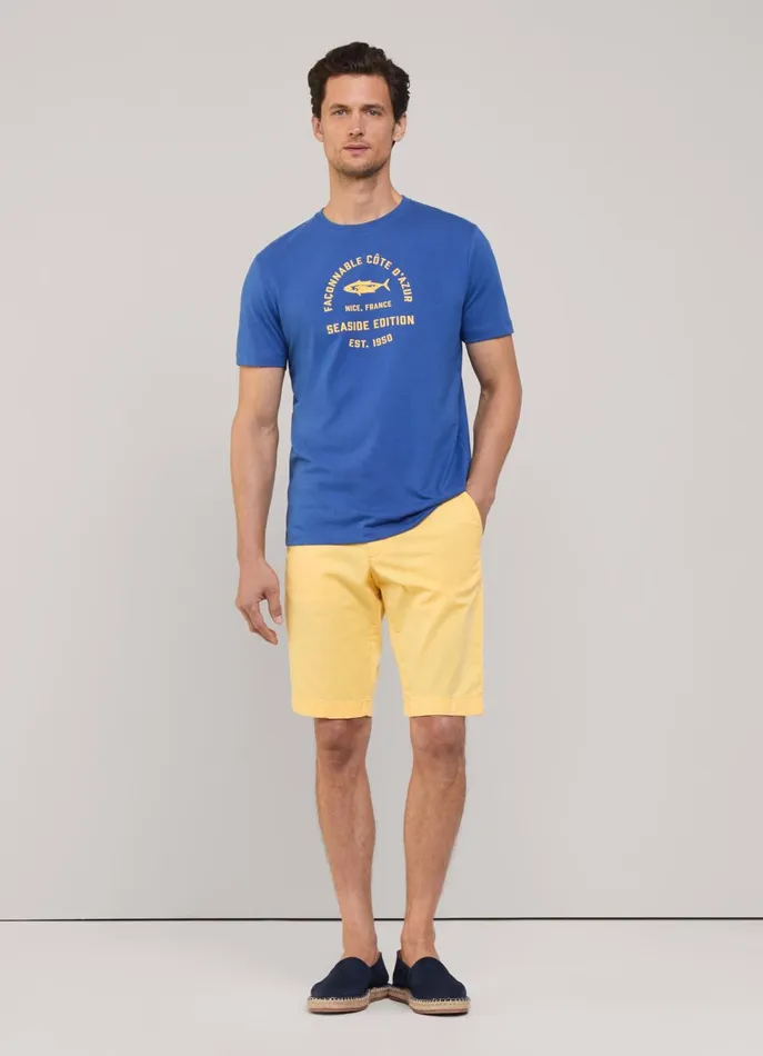 Men TShirts and Sweatshirts Faonnable Regular Fit TShirt Blue