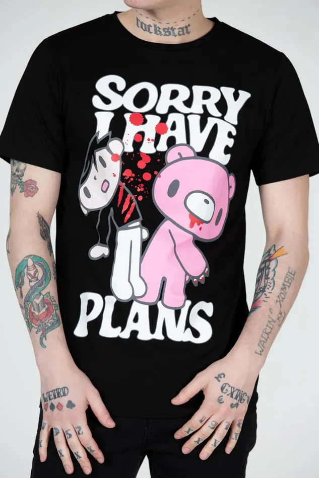 Men TShirts and Vests Killstar I Have Plans TShirt