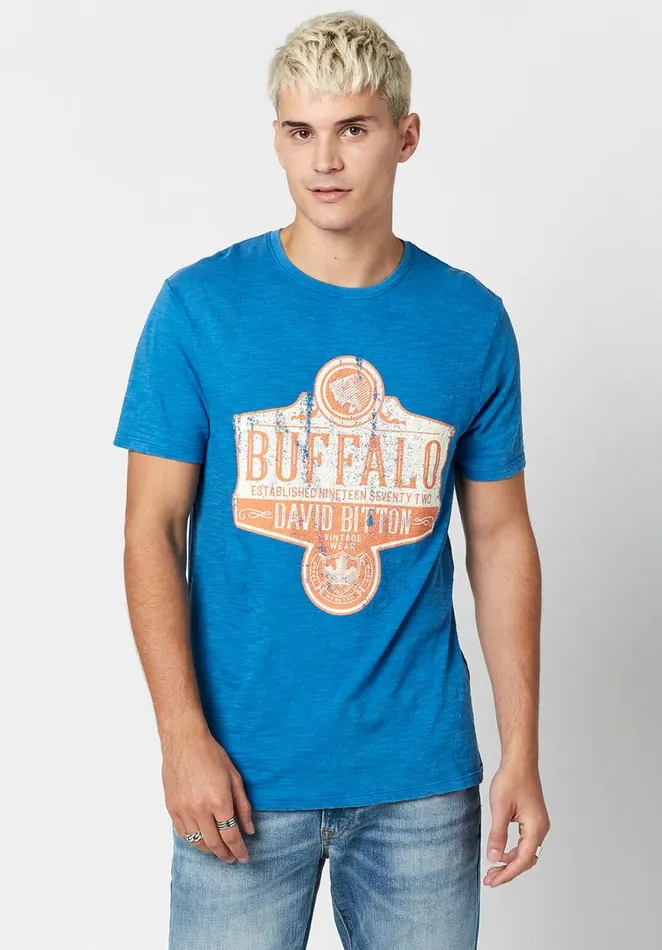 Men Tacow Graphic TShirt Star Buffalo David Bitton Tops and Tees