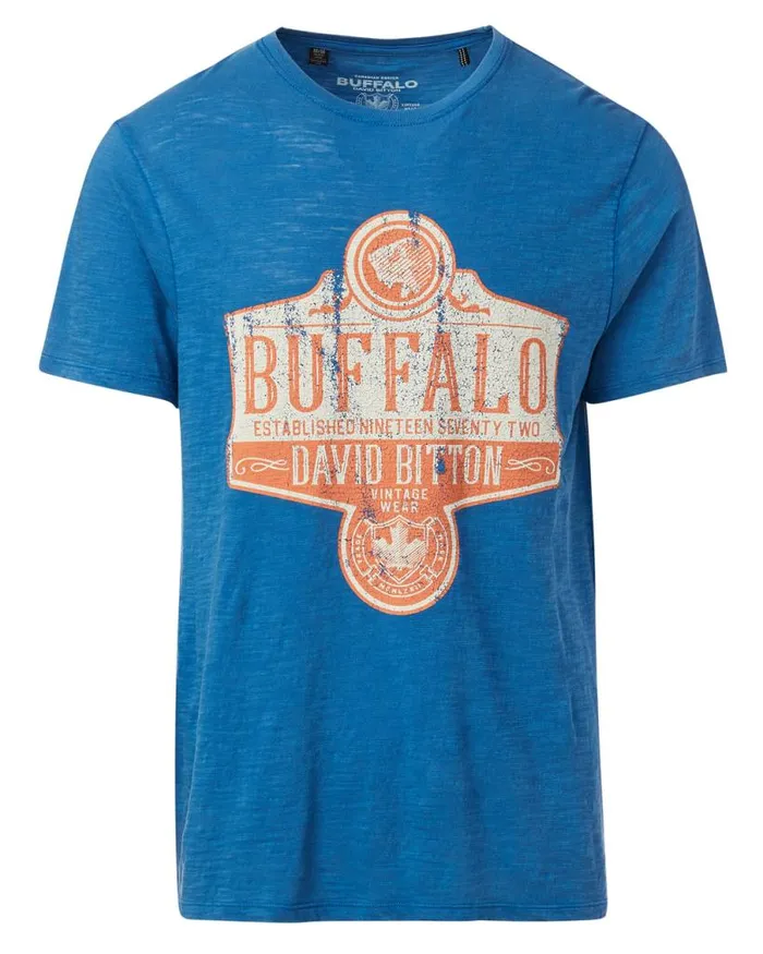 Men Tacow Graphic TShirt Star Buffalo David Bitton Tops and Tees